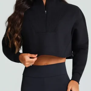 Moletom Growth Ziper Frontal Preto