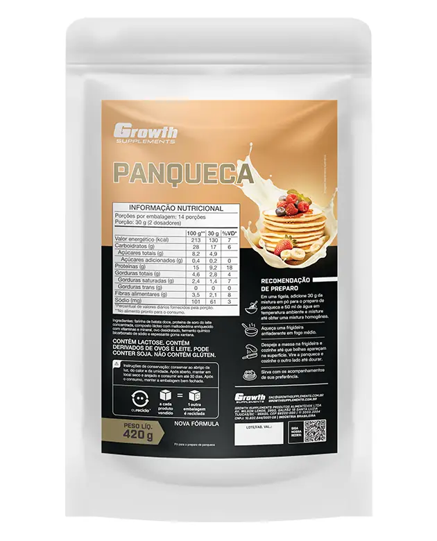 Panqueca Proteica Sabor Natural 420g
