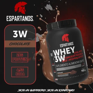Whey Protein 3W Espartanos 900g | Peça Já e Acelere Seus Resultados