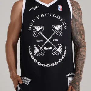 Regata Basquete Preta Bodybuilding 2009 Growth