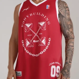 Regata Basquete Vermelho Bodybuilding 2009 Growth