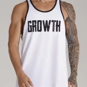 Regata Branca Growth Old School Estilha