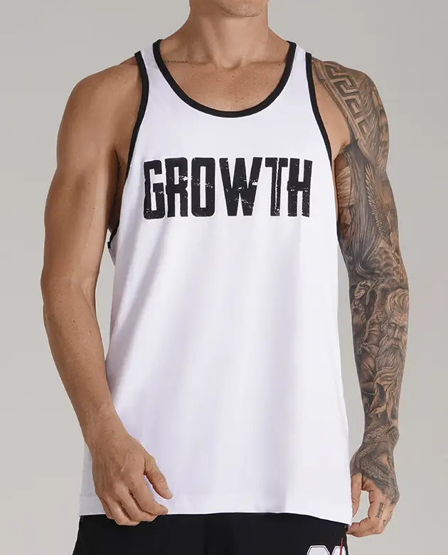 Regata Branca Growth Old School Estilha