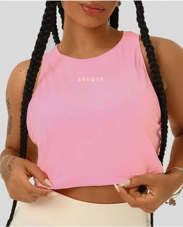 Regata Cropped Cava Rosa Bebe