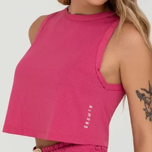 Regata Growth Cropped Soltinha Rosa