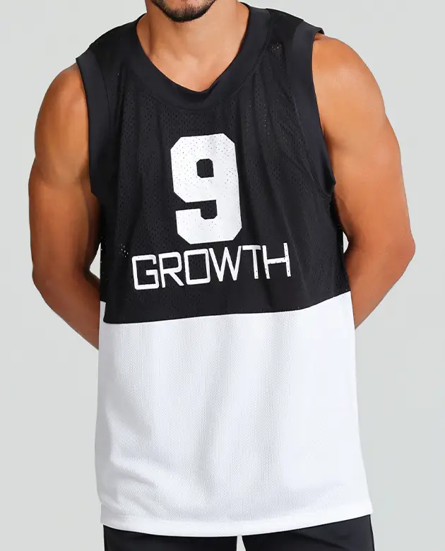 Regata Oversized Growth branco bicolor 09