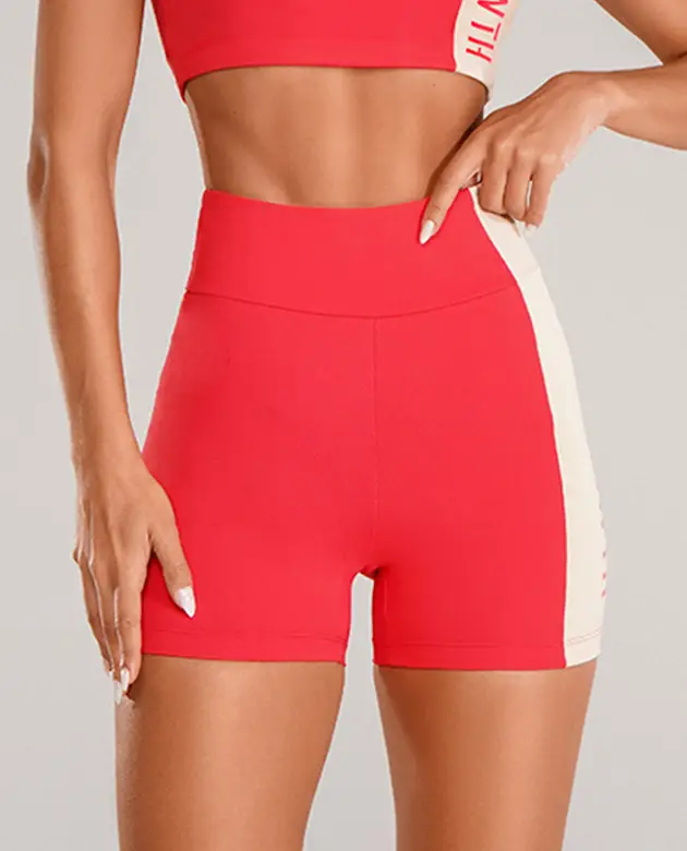 Short Bicolor Growth Vermelho