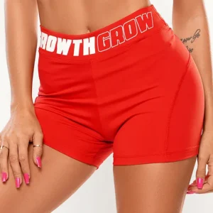 Short Preto Ad Recorte Logo Growth