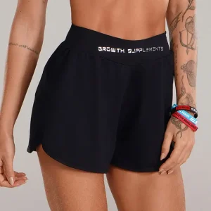 Shorts Duplo Growth Luar Preto
