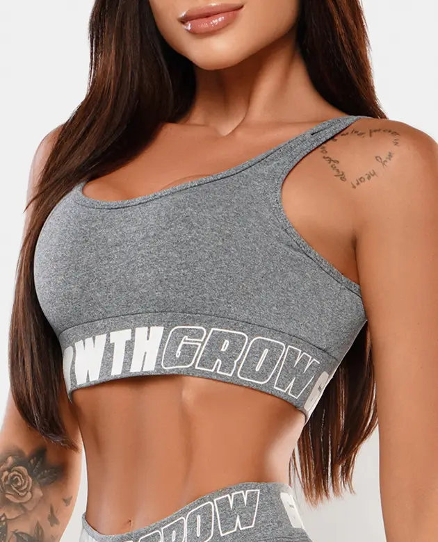 Top Ad Cinza Mescla Alca Dupla Team Growth